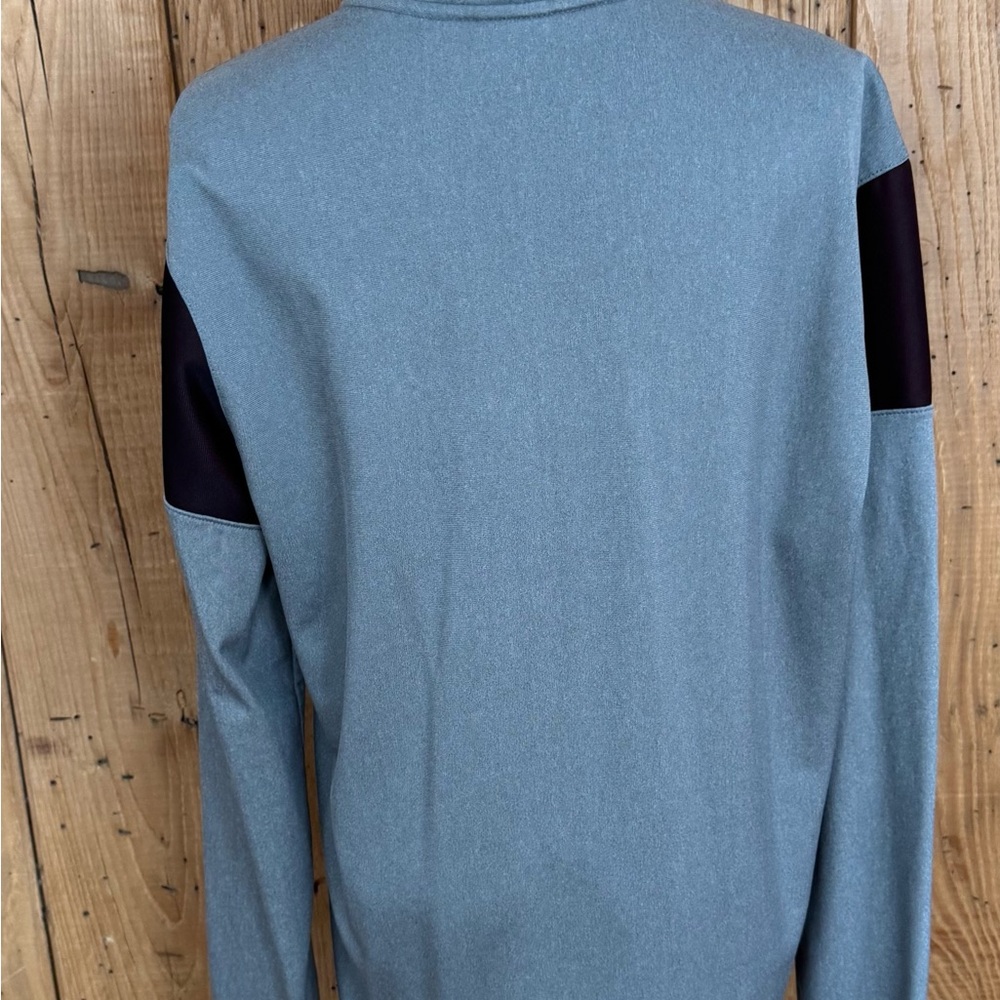 Nike Ohio State Buckeyes Men’s Large Gray Dri-FIT Quarter-Zip Pullover - Picture 8 of 9
